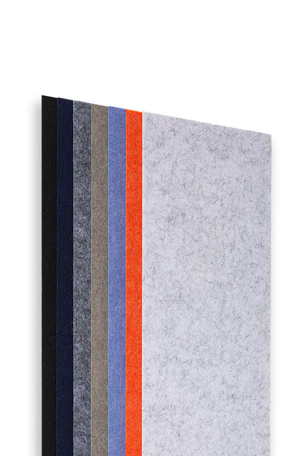 Paneles acústicos de fibra de poliéster