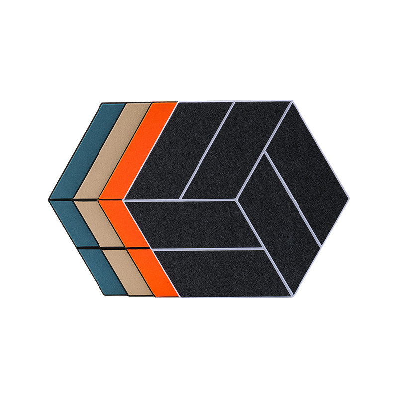 Panel fonoabsorbente de fibra de poliéster ranurado y personalizable