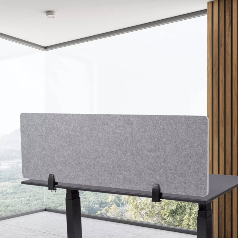 Divisor acústico de escritorio PET de fibra de poliéster ecológico Divisor acústico de escritorio PET de fibra de poliéster ecológico