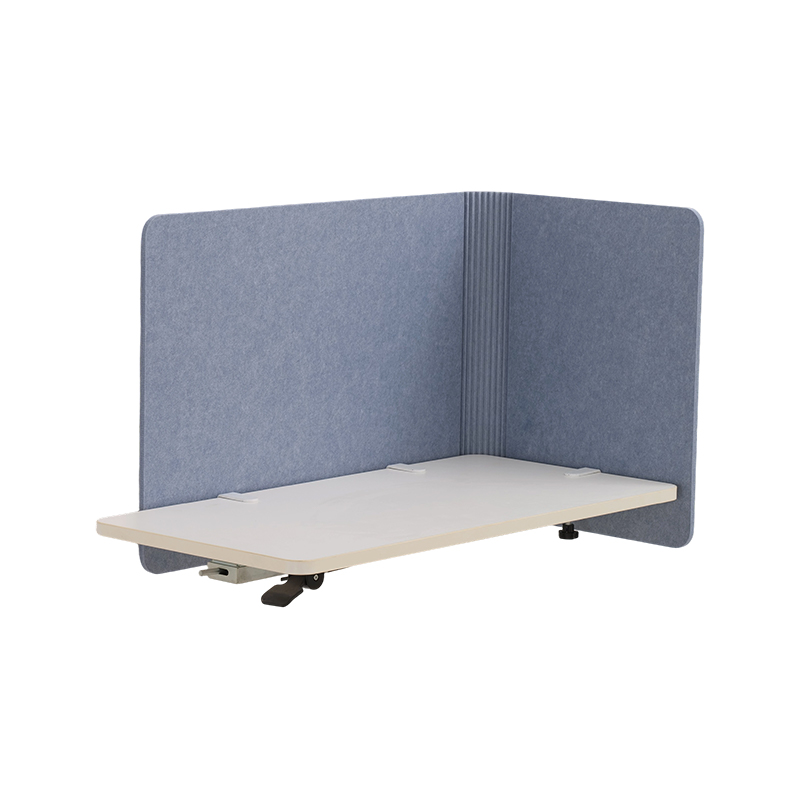 Panel acústico de escritorio fonoabsorbente, disponible en versión con tela o sin revestir