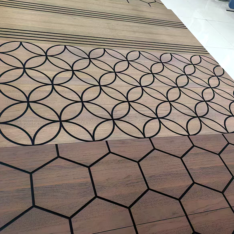 Panel acústico de PVC y poliéster Precio de fábrica, absorbente de sonido para teatros y estudios