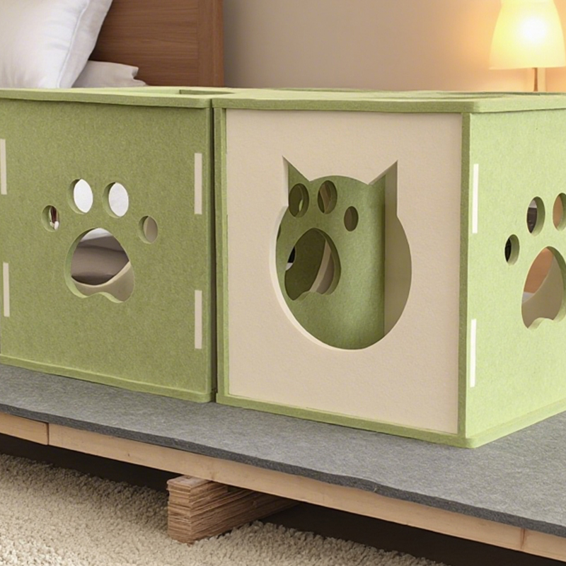 Cama ecológica acústica para gatos Moderna, resistente a los arañazos, fácil de instalar, materiales no tóxicos, nido felino duradero Cama ecológica acústica para gatos Moderna, resistente a los arañazos, fácil de instalar, materiales no tóxicos, nido felino duradero