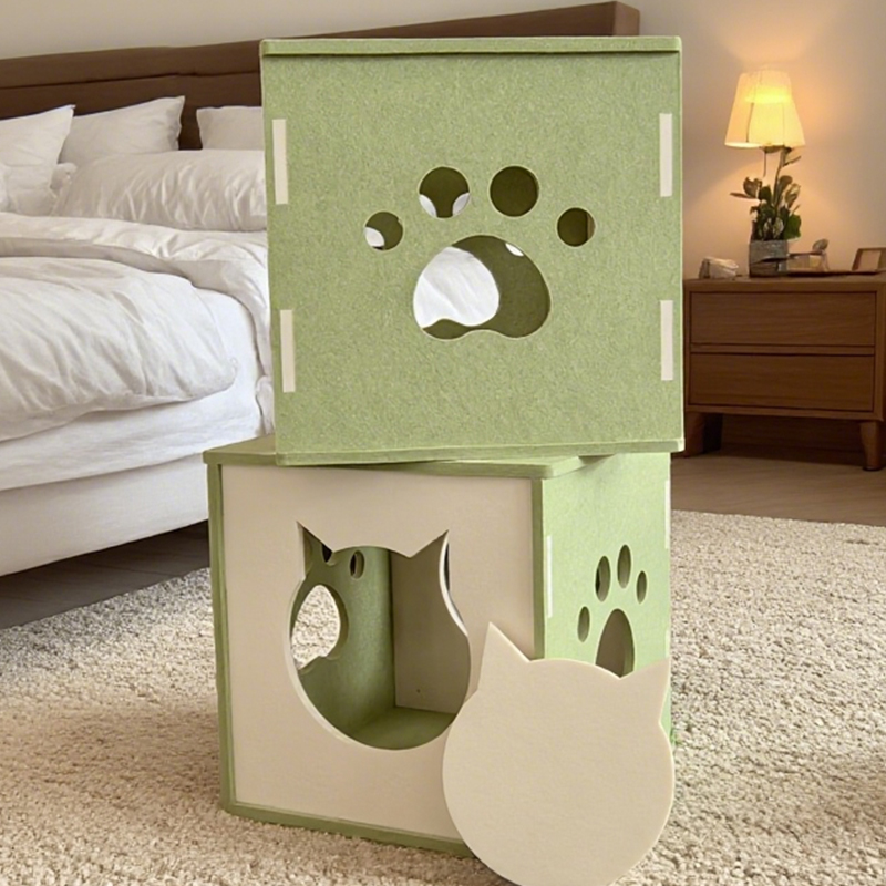 Cama ecológica acústica para gatos Moderna, resistente a los arañazos, fácil de instalar, materiales no tóxicos, nido felino duradero Cama ecológica acústica para gatos Moderna, resistente a los arañazos, fácil de instalar, materiales no tóxicos, nido felino duradero