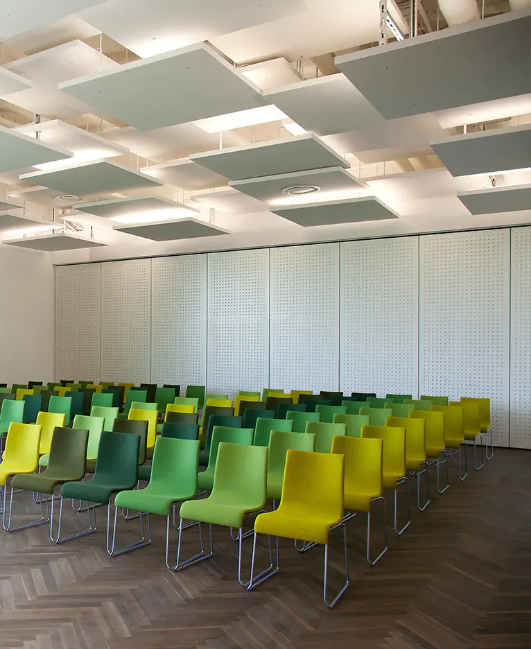 Paneles acústicos de PVC