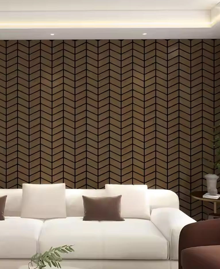 Paneles acústicos de chapa de madera 